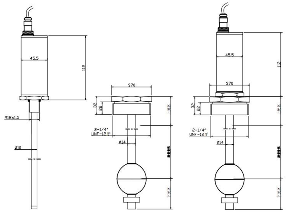 HDM-F 系列中央空调专用型磁致伸缩黄瓜视频免费下载安装传感器